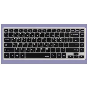 아트박스/파인피아 삼성 NT370R4E NT450R4E 노트북 문자인쇄키스킨, 블랙, 1개