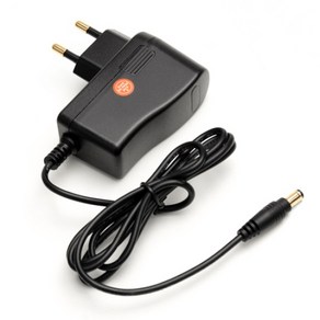 모니터어댑터 [프라임디렉트] 아답터 100~240V / 12V 0.5A [내경2.1~2.5mm/외경5.5mm] 전원 코드 일체형 [비닐포장], 1개