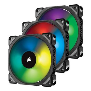 PC쿨러 [CORSAIR] ML120 PRO RGB (3PACK/Contolle) [시스템쿨러/120mm], 3개