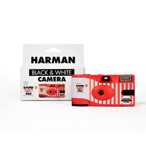 HARMAN 하만 XP2 SUPER 흑백 일회용 카메라 27컷 선물용 여행용 카메라, 1개, XP2 흑백 일회용카메라 400-27컷