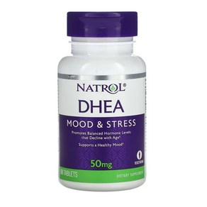 나트롤 Natol Mood & Stess DHEA 50mg 60정, 1개