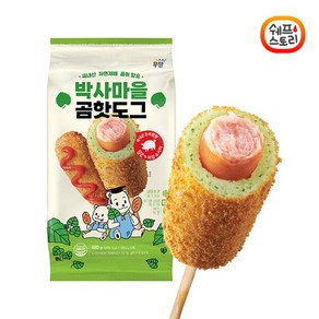 [쉐프스토리] 박사마을 곰핫도그 대형 120g 4입 * 2봉(총 8개), 480g, 2개