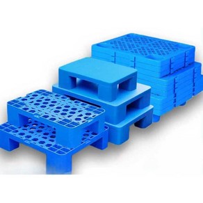 소형 파레트 팔레트 바닥 방습 운반 보관 플라스틱 발판, 플랫 60x40x10cm 접합 가능, 1개