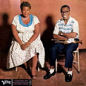 Ella Fitzgerald & Louis Armstrong jazz music 재즈 바이닐 레코드 LP음반 (정품)