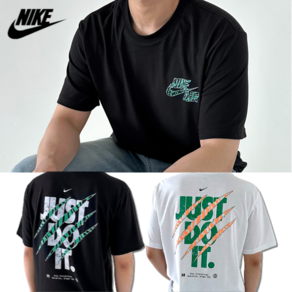 [당일발송] 나이키 NIKE 남여공용 라운드 반팔 티셔츠 NSW 브랜드리프 그래픽 반팔티 스포네틱