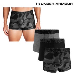 언더아머 UNDER ARMOUR 남성 팬티 UA Tech 프린티드 3장 Boxejo 1387419-001 660225