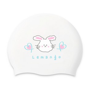 르망고 실리콘 수모 러블리 라펭 Lovely lapin (White)(4194)