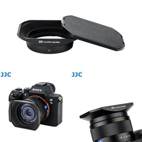 [JJC] 소니 DSC-RX1R II 35mm sonna 50mm 카메라 렌즈 사각 후드 LH-LHP1II, LH-LHP1II 후드, 1개