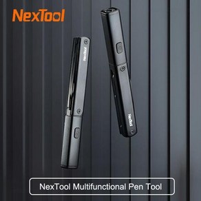 NexTool 다기능 펜 도구 N1 USB 충전식 손전등 가위 칼 휴대용 미니 야외 3 인, 1개, 한개옵션0