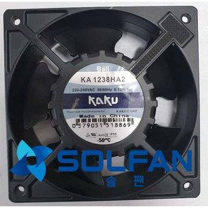 카쿠 KA1238HA2BMT AC220V FAN AC팬 120mm 사이즈 / KAKU팬 / 120MM X 38MM 사이즈 / 3000RPM / MADE IN CHINA, 카쿠 KA1238HA2BMT ACFAN AC팬, 1개