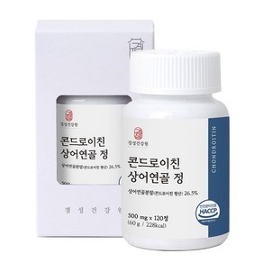 경성건강원 콘드로이친 상어연골 정 500mg 120정 60g 도담, 없음, 1개