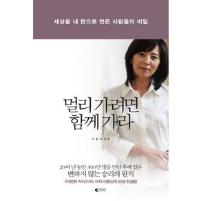 멀리 가려면 함께 가라:세상을 내 편으로 만든 사람들의 비밀, 갤리온, 이종선