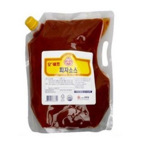 오뚜기 오쉐프 피자소스(스파우트팩), 2개, 2kg