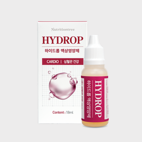 하이드롭 카디오 강아지 고양이 심장 영양제 기관지 심혈관 면역력 코큐텐 18ml, 1개