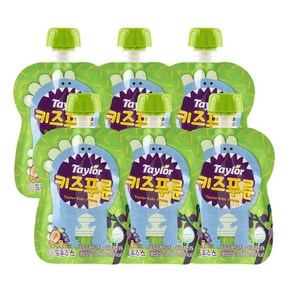 [테일러팜스 공식] 어린이용 키즈 푸룬주스 80ml x 6팩, 6개