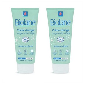 Biolane Ceme Change 비올란 크림 체인지 베이비 아기 신생아 유아 엉덩이 기저귀 크림 100mL 2팩, 2개