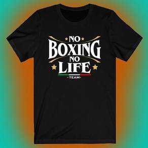 udolph.stoe No Boxing Life Canelo Alvaez 팀 로고 남성용 블랙 티셔츠 사이즈 S ~ 5XL