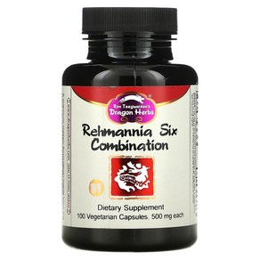 Rehmannia Six Combination 500mg 100 베지캡, 1개