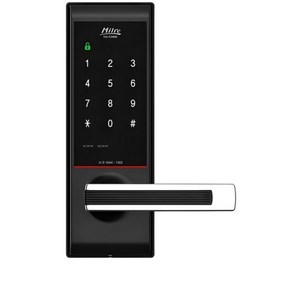 밀레시스텍 무타공 번호전용 디지털 손잡이 있음 도어락 MI-5200K, MI5200K, 고객직접설치
