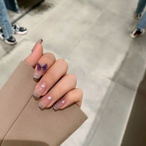 떨샵 여름 네일팁 페스티벌 네일팁 포인트 셀프네일, 2개, NAIL-N72