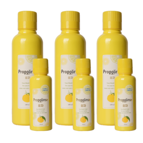 프로폴린스 유자향 가글 600ml*3병+150ml*3병 순한 프로폴리스 구강청결제 어린이, 1개