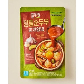 풀무원 정통순두부찌개양념140g풀무원, 140g, 1개