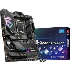 MSI MPG Z690 엣지 와이파이 DDR4 게이밍 PC 메인보드 마더보드 (ATX 12세대 인텔 코어 LGA 1700