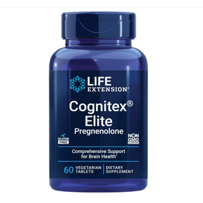 Life Extension 코그니텍스 엘리트 프레그네놀론 포스파티딜세린 아슈와간다 칼슘 60정, 1개