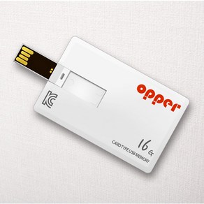 OPPER 카드형 USB메모리 기본, 16GB