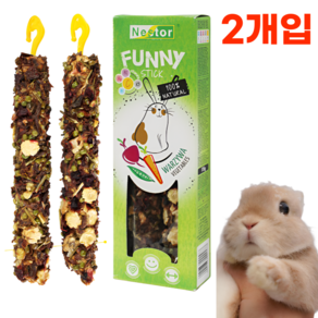 [BEST] 무방부제 비타민 햄스터 기니피그 토끼 간식, 2개