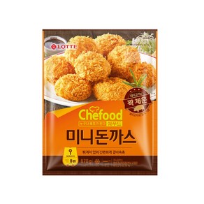 롯데 쉐푸드 미니돈까스870g X 2개 아이스포장무료, 870g