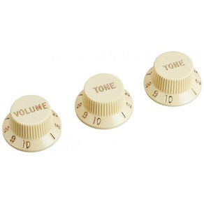 Fender 펜더 부품 STARTOCASTER KNOBS AGED WHITE