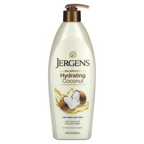 Jegens 하이드레이팅 코코넛 모이스처라이저 오일 함유 16.8fl OZ 496ML), 1개, 496ml