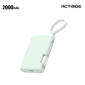 2000mAh C-TYPE 보조배터리 엑티몬 미니