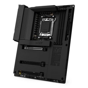 NZXT N7 Z790 ATX 마더보드 인텔 WiFi 6E 블루투스 통합 IO 실드 121314세대 CPU 지원, AMD B650E Chipset_Black, Black_AMD B650E