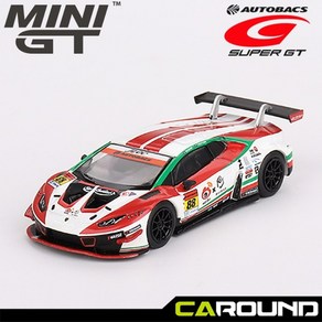 미니지티(572) 1:64 람보르기니 우라칸 GT3 EVO No.88 JLOC 2022 슈퍼GT 시리즈 - 일본특별모델 (JAPAN Exclusive)