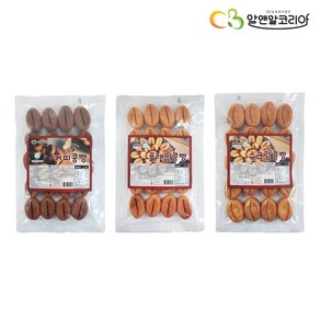 알앤알 커피 콩빵20개입 3봉, 커피,플레인,슈크림 혼합, 3세트, 180g