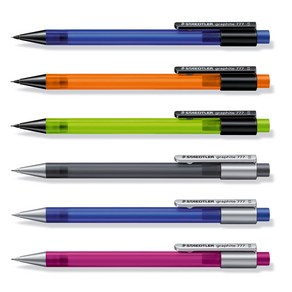 STAEDTLER Gaphite777 스테들러 그라파이트 777 샤프, 8 그레이, 총 수량