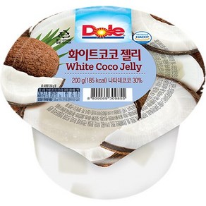 Dole 돌 컵젤리 화이트코코젤리 200gx12개, 200g, 12개