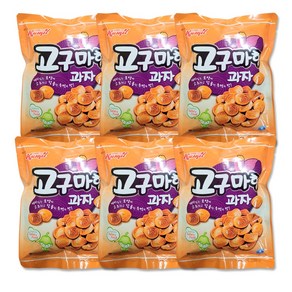 카밀식품 제이제이 고구마형과자, 6개, 180g