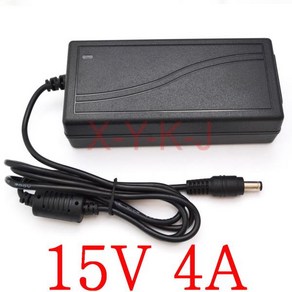 IC 솔루션 AC 100V-240V DC 15V 4A 스위치 전원 공급 장치 60W LED 어댑터 5.5mm x 2.1-2.5mm 1 개, 1개