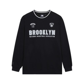 NBA BKN 요꼬배색 라운드 티셔츠 N233TS040P