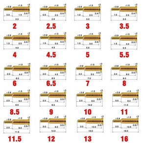 10X 포고 핀 커넥터 포고핀 배터리 스프링 장착 접점 SMD 니들 PCB 2 3 4 5 6 7 8 9 10 12 14 15 16 18 20.5mm 테스트 프로브, [09]Height 2.5 mm, 1개