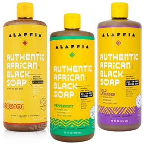 알라피아 아프리칸 올인원 대용량 블랙 비누 시트러스 950ml ALAFFIA AFRICAN BLACK SOAP, 1개