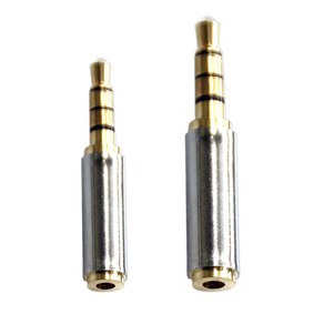 삼항LED 3.5mm 2.5mm 4극 변환젠더, 3.5(암) to 2.5(수)