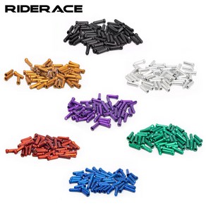 RIDERACE 로드 MTB 하이브리드 브레이크 변속 속선 케이블 마감재 마감캡 엔드캡, 옐로우, RL9159, 1개