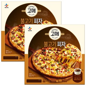 (냉동)고메 그릴피자(불고기)360gx2개, 1세트, 360g