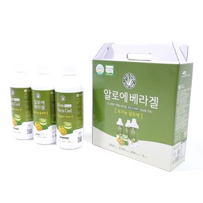 [알로에팜] 갓 수확한 거제 유기농 알로에 베라겔 1050ml, 1.05L, 3개