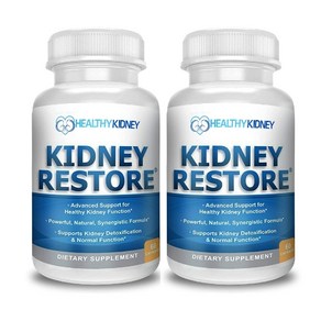 Kidney Restoe 신장 비타민 60캡슐 2개, 60 Count (Pack of 2), 60정