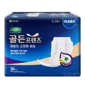 디펜드 골든프렌즈 라운드 소프트 보송, 1개, 30개입, FREE(onesize)